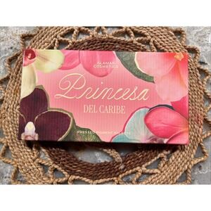 Alamar Cosmetics Princesa Del Caribe Pressed Powder Palette Shimmer Eyeshadow